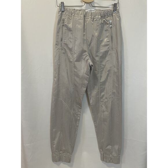 FW19 Marine Serre Radiation Space Grey Moire Trousers Size S